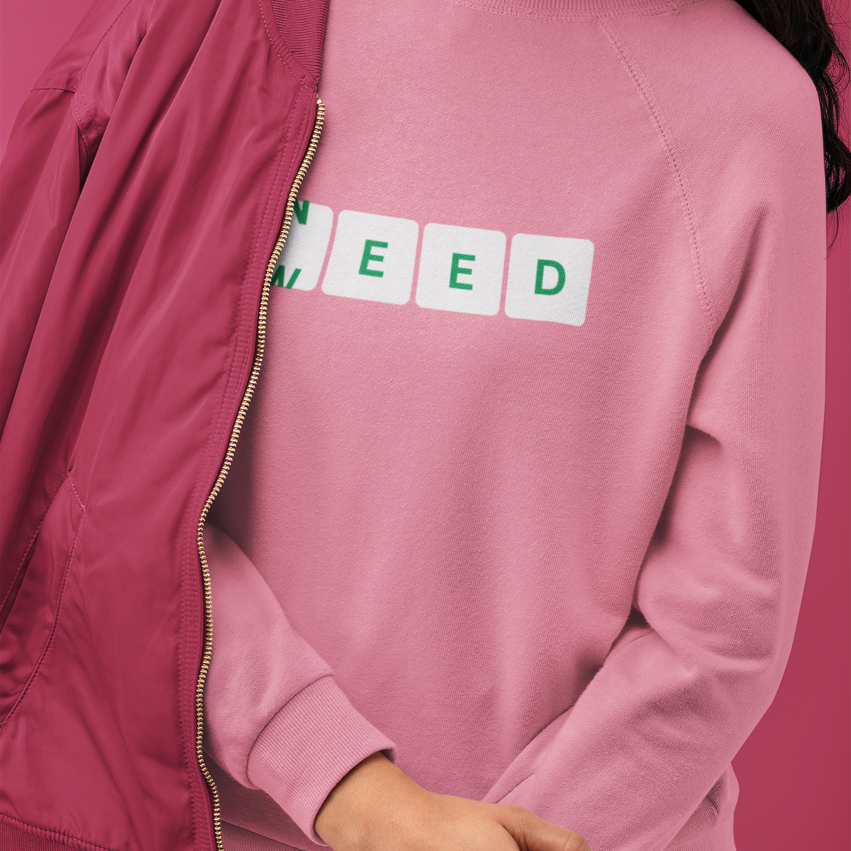NEED WEED Oversized Heavy Premium