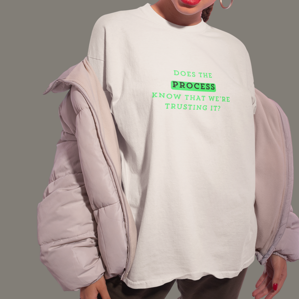 TRUST THE PROCESS Oversized Heavy Premium