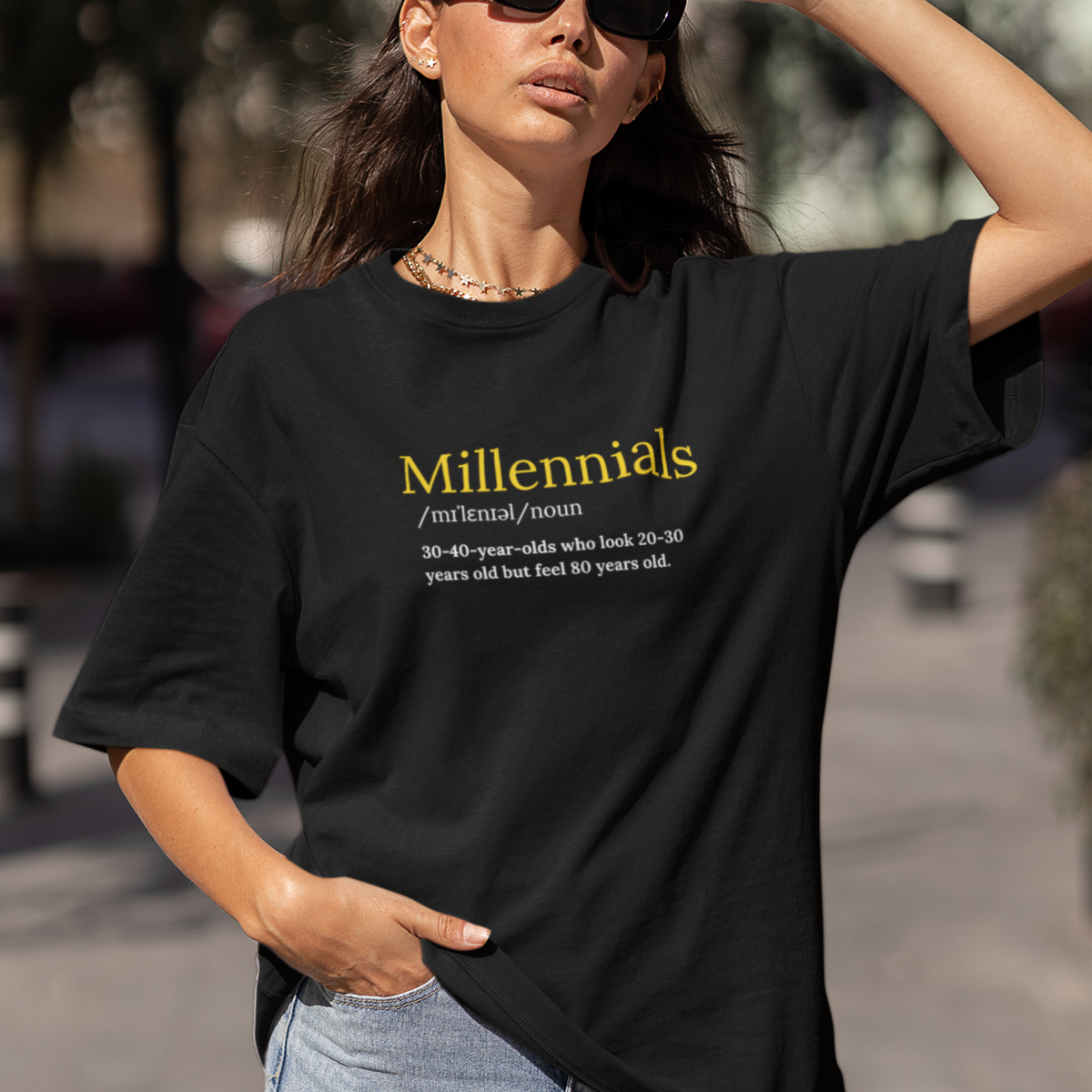 MILLENNIALS Regular Fit T-Shirt