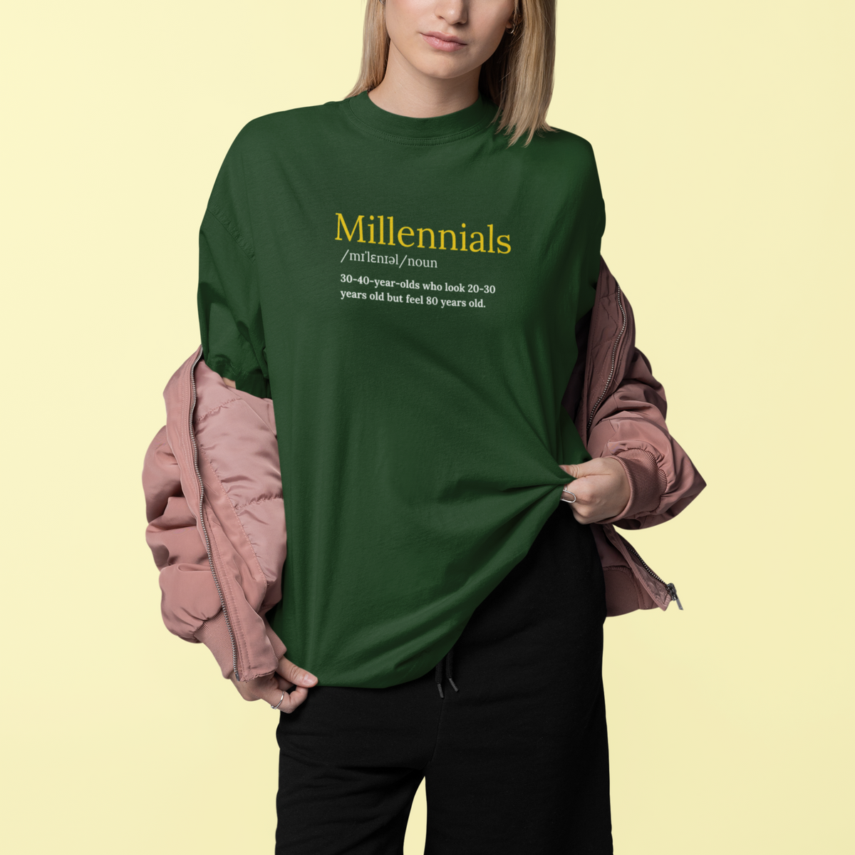 MILLENNIALS Regular Fit T-Shirt