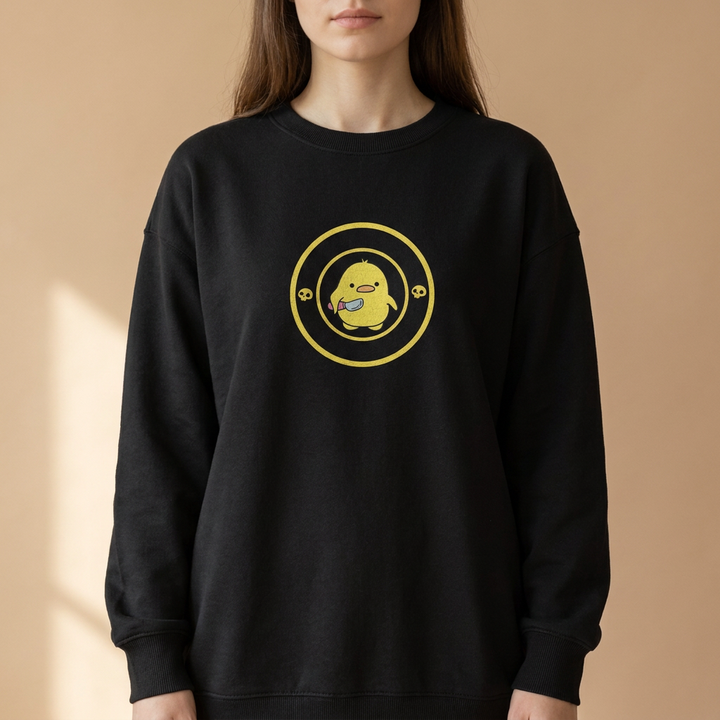 AGGRESSIVE DUCK Sweatshirt Black
