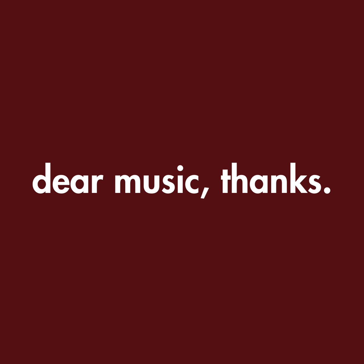 DEAR MUSIC Sweatshirt