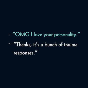 I LOVE YOUR PERSONALITY Oversized Heavy Premium