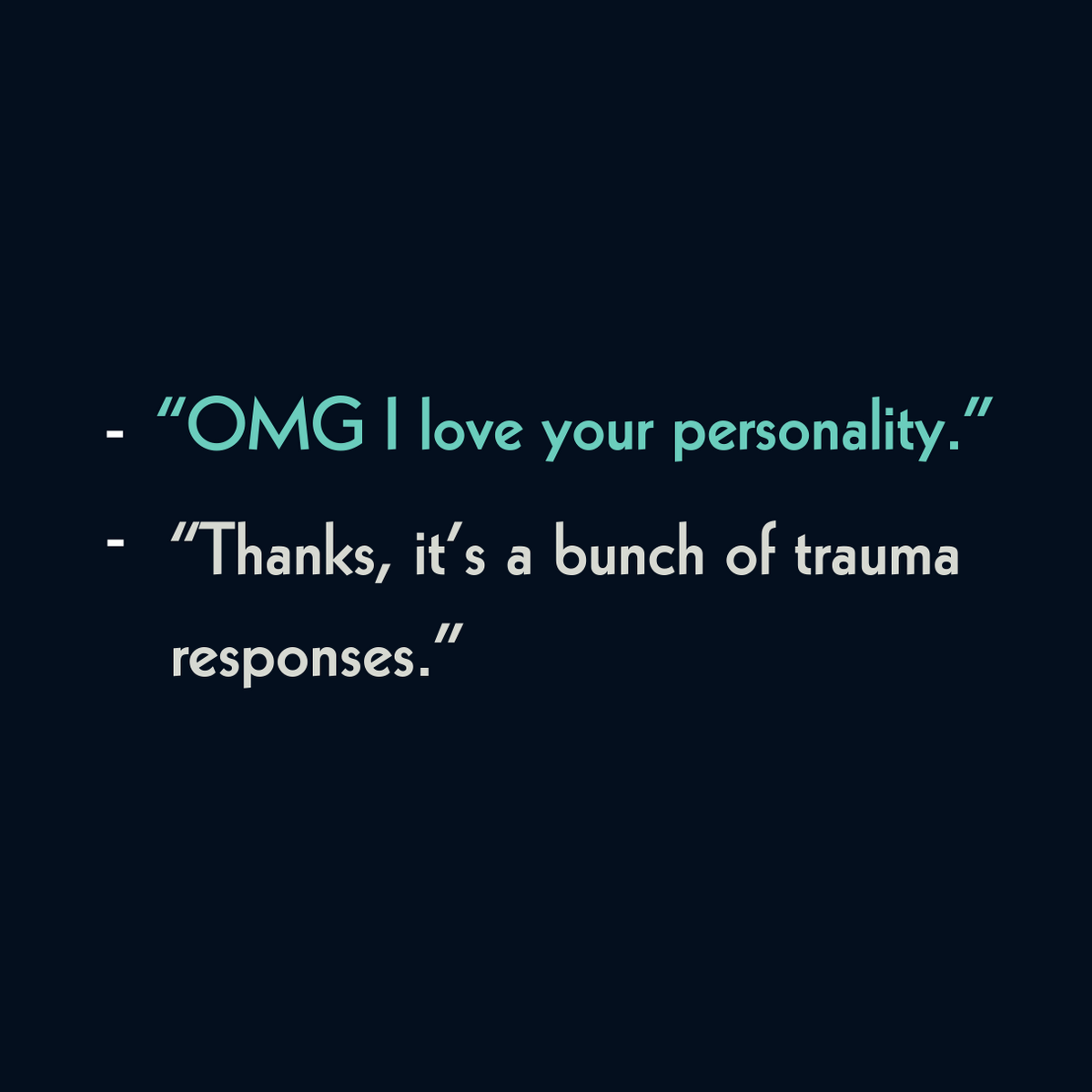 I LOVE YOUR PERSONALITY Hoodie