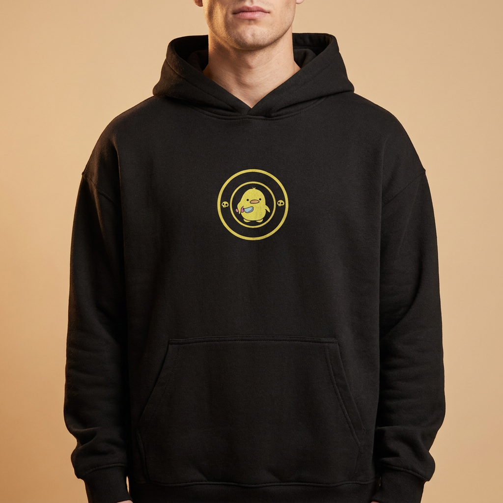 AGGRESSIVE DUCK Hoodie Black