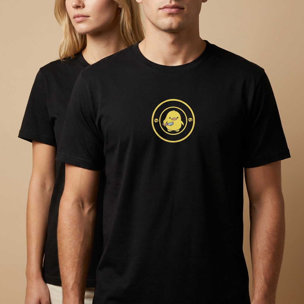 AGGRESSIVE DUCK Regular Tee Black