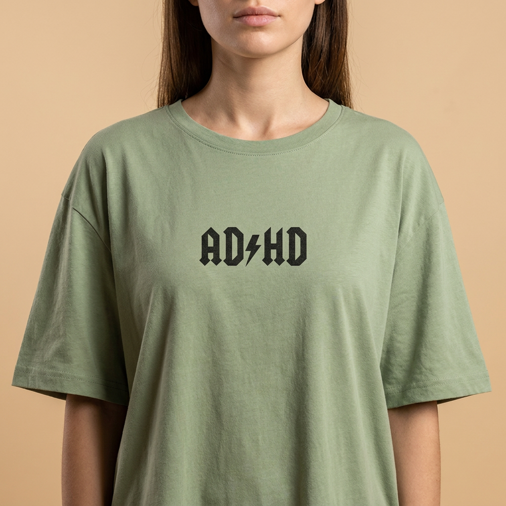 ADHD Oversized Light Sage Green Female