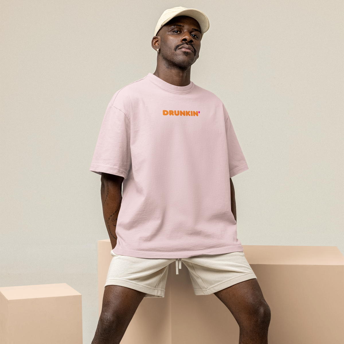 DRUNKIN Regular Fit T-Shirt