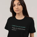 I LOVE YOUR PERSONALITY Oversized Light-Soft