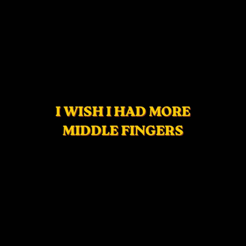 MIDDLE FINGERS