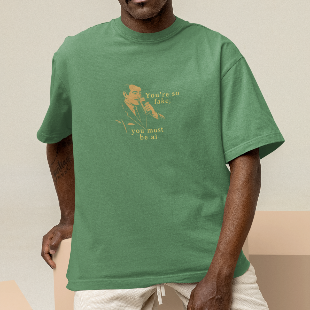 MUST BE AI Regular Fit T-Shirt