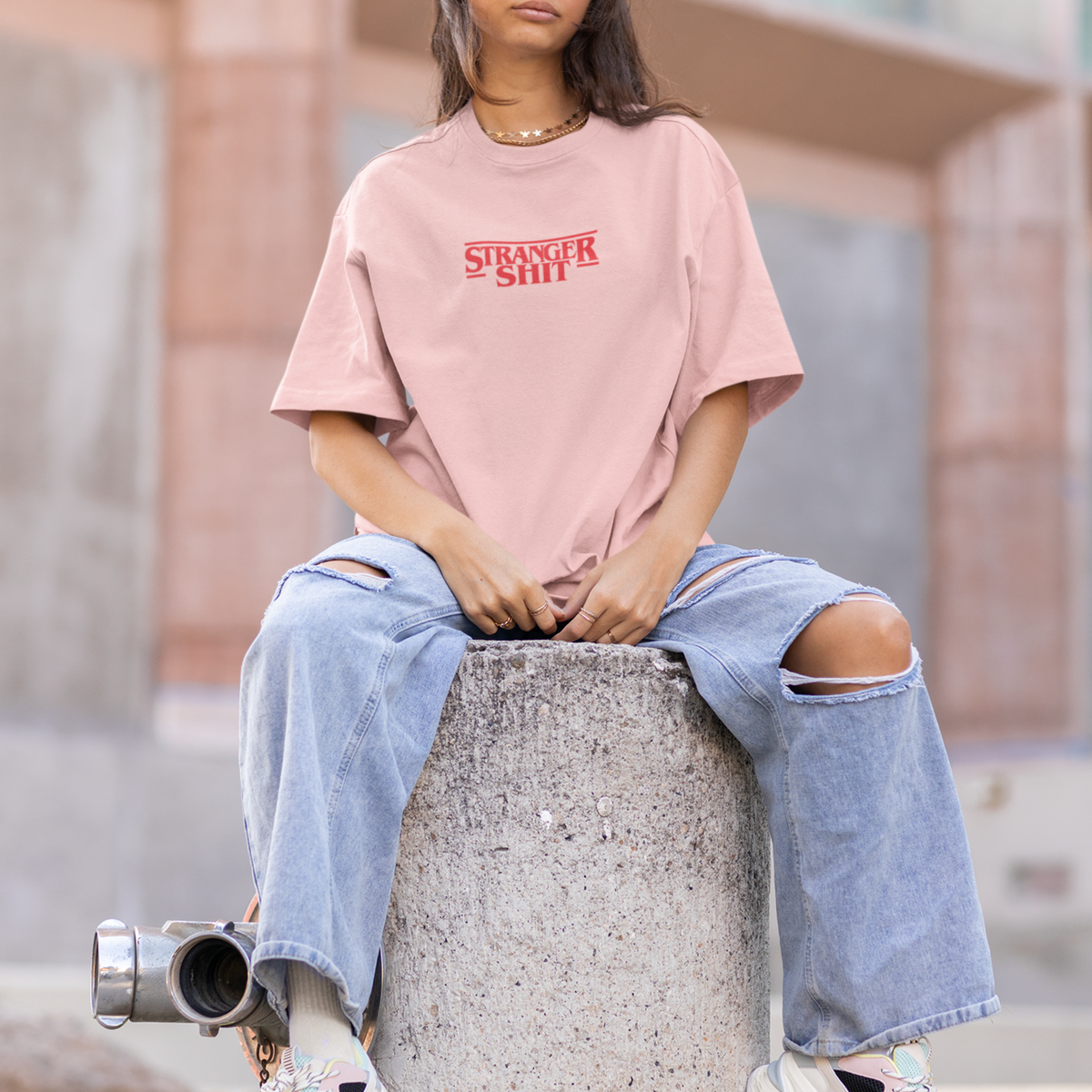 STRANGER SHIT Oversized Heavy Premium