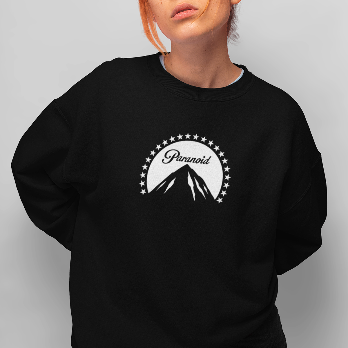 【新品タグ付き】paranoid Crewneck black_sweatshirt_6f9fe92a-207b